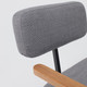 Миниатюра изображения товара Кресло мягкое AksHome Booker (серая рогожка Bjorn 13/черный)