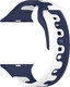 Миниатюра изображения товара Ремешок для умных часов Bingo Double Colors для Apple Watch 38/40/41мм (синий/белый)