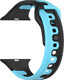 Миниатюра изображения товара Ремешок для умных часов Bingo Double Colors для Apple Watch 38/40/41мм (черный/синий)