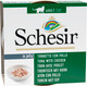 Миниатюра изображения товара Влажный корм для кошек Schesir с тунцом и курицей (85г)