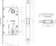 Миниатюра изображения товара Защелка врезная Lockstyle M410B CBM (матовый хром)
