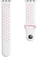 Миниатюра изображения товара Ремешок для умных часов Bingo Sport для Apple Watch 42/44/45мм (S, белый/розовый)