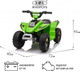 Миниатюра изображения товара Детский квадроцикл RiverToys H001HH (зеленый)