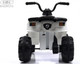 Миниатюра изображения товара Детский квадроцикл RiverToys L222LL (белый)
