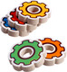 Миниатюра изображения товара Развивающий игровой набор Zabiaka IQ Собери колечки / 10349494