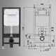 Миниатюра изображения товара Инсталляция для унитаза Oliveeka M-6601A