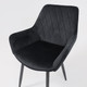 Миниатюра изображения товара Стул AksHome Pablo (черный велюр HLR-66/черный)