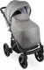 Миниатюра изображения товара Детская универсальная коляска Bexa Ideal Eco 2 в 1 (IE 05, черный/светло-серый кожа)