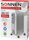 Миниатюра изображения товара Масляный радиатор Sonnen DFS-09 / 453499 (белый)