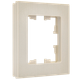 Миниатюра изображения товара Рамка для выключателей и розеток IEK Brite BR-M12-51-K10 (бежевый рифленый)