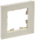 Миниатюра изображения товара Рамка для выключателей и розеток IEK Brite BR-M12-51-K10 (бежевый рифленый)