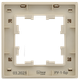 Миниатюра изображения товара Рамка для выключателей и розеток IEK Brite BR-M12-51-K10 (бежевый рифленый)