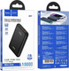 Миниатюра изображения товара Портативное зарядное устройство Hoco Q21 10000mAh PD20W+QC3.0 (черный)