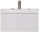 Миниатюра изображения товара Тумба под умывальник Velvex Edge 700-0-1 / tp.EDG.9696.70.1Y (белый глянец)