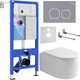 Миниатюра изображения товара Унитаз подвесной с инсталляцией Roxen StounFix Dual Fresh 968280