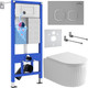 Миниатюра изображения товара Унитаз подвесной с инсталляцией Roxen StounFix Dual Fresh 968275