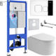 Миниатюра изображения товара Унитаз подвесной с инсталляцией Roxen StounFix Dual Fresh 968273