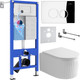 Миниатюра изображения товара Унитаз подвесной с инсталляцией Roxen StounFix Dual Fresh 968245