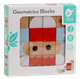 Миниатюра изображения товара Развивающий игровой набор Classic World Кубики Геометрические блоки CW20167