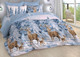 Миниатюра изображения товара Комплект постельного белья Milanika Зимний лес 1.5сп (поплин)