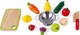 Миниатюра изображения товара Набор игрушечных продуктов Janod Набор фруктов и овощей с дуршлагом и дерев. ножом в ящике J06607