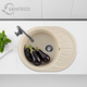 Миниатюра изображения товара Мойка кухонная Saniteco Pura (бежевый)