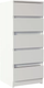 Миниатюра изображения товара Комод Stolline Somero 5 ящиков 467.03 (белый)