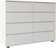 Миниатюра изображения товара Комод Stolline Somero 8 ящиков / 467.04 (белый)