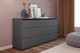 Миниатюра изображения товара Комод Stolline Somero 6 ящиков / 467.05 (серый)