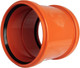 Миниатюра изображения товара Муфта Valfex Двухраструбная 160мм рыжая / 30106160