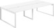 Миниатюра изображения товара Комплект письменных столов Norden 280x143.8х75 / AG.145.WH.V.72.WH (белый)