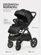 Миниатюра изображения товара Детская универсальная коляска Tomix Walker 3 в 1 / BD101TRIPL (Black)