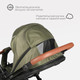 Миниатюра изображения товара Детская универсальная коляска Tomix Walker Lux 3 в 1 / BD101TRIPLLUX (Green/Shinny Black)