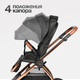 Миниатюра изображения товара Детская универсальная коляска Tomix Walker Lux 3 в 1 / BD101TRIPLLUX (Black/Rose Gold)