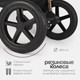 Миниатюра изображения товара Детская универсальная коляска Tomix Walker Lux 3 в 1 / BD101TRIPLLUX (Black/Rose Gold)