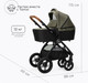 Миниатюра изображения товара Детская универсальная коляска Tomix Walker Lux 2 в 1 / BD101BLUX (Green/Shinny Black)