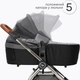 Миниатюра изображения товара Детская универсальная коляска Tomix Walker Lux 2 в 1 / BD101BLUX (Grey/Dark Grey)
