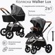 Миниатюра изображения товара Детская универсальная коляска Tomix Walker Lux 2 в 1 / BD101BLUX (Grey/Dark Grey)
