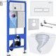 Миниатюра изображения товара Унитаз подвесной с инсталляцией Roxen StounFix Dual Fresh 968303