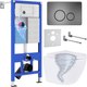 Миниатюра изображения товара Унитаз подвесной с инсталляцией Roxen StounFix Dual Fresh 968390