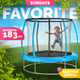 Миниатюра изображения товара Батут Sundays Favorite Premium 6FT (голубой, с сеткой)