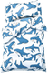 Миниатюра изображения товара Комплект постельного белья Этель Funny shark 1.5сп / 10678936