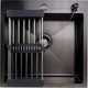 Миниатюра изображения товара Мойка кухонная Berge 5050 Premium (черный)