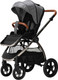 Миниатюра изображения товара Детская прогулочная коляска Tomix Walker Lux Single / BD101SINGLLUX (Grey/Dark Grey)