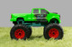 Миниатюра изображения товара Радиоуправляемая игрушка Labalu Джип с большими колесами / 333-23162A (зеленый)