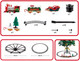 Миниатюра изображения товара Железная дорога игрушечная Labalu Рождественский поезд на елку / 288