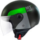 Миниатюра изображения товара Мотошлем MT Helmets Street S Inboard (S, матовый черный/зеленый)