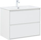 Миниатюра изображения товара Тумба под умывальник Aquanet Милан 80 / 336369 (белый глянец)