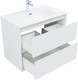 Миниатюра изображения товара Тумба под умывальник Aquanet Милан 80 / 336369 (белый глянец)