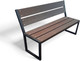 Миниатюра изображения товара Скамья садовая СтальСнабДизайн Паркер из ДПК